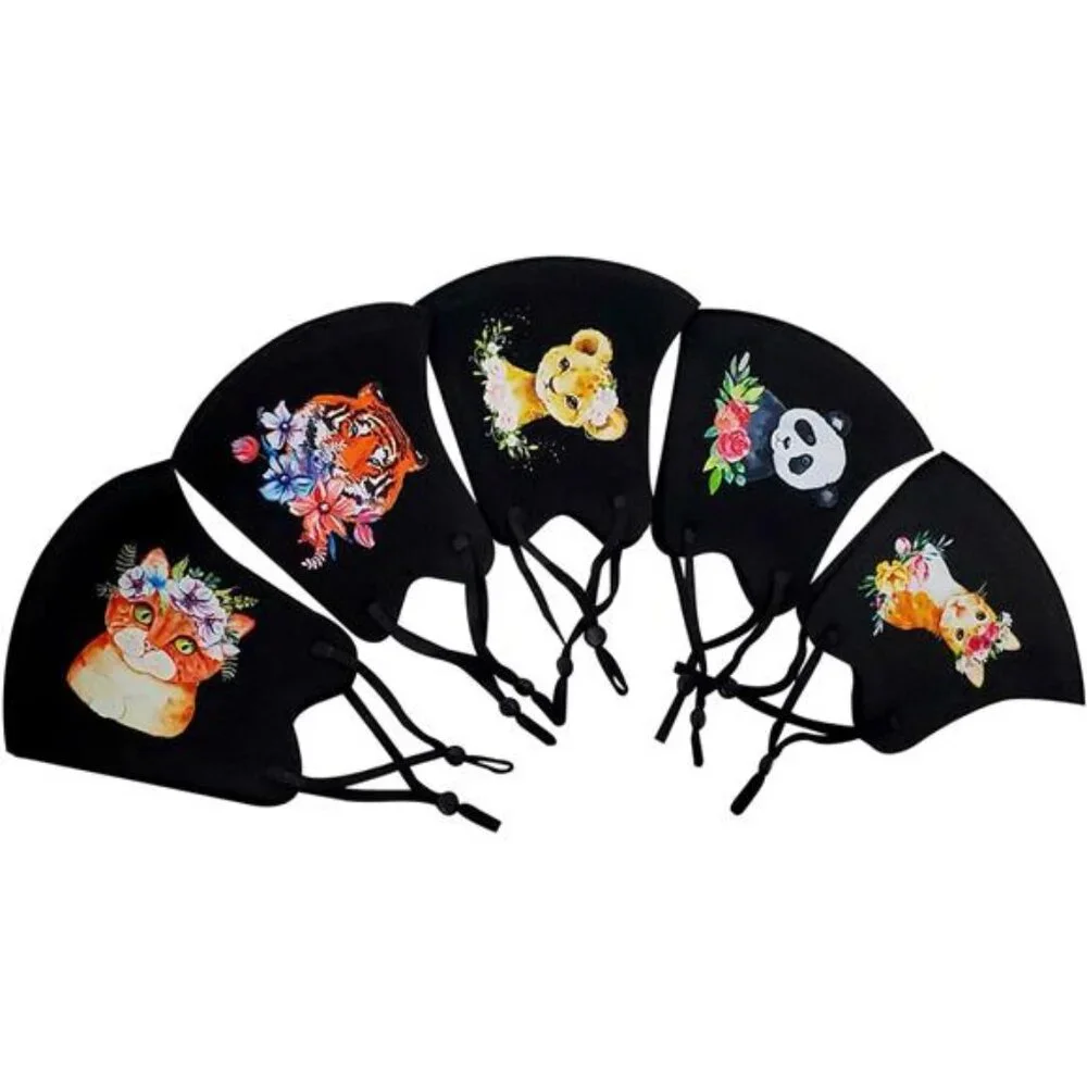 Washable Face Masks, Reusable, Ice Silk Cotton Cloth Masks